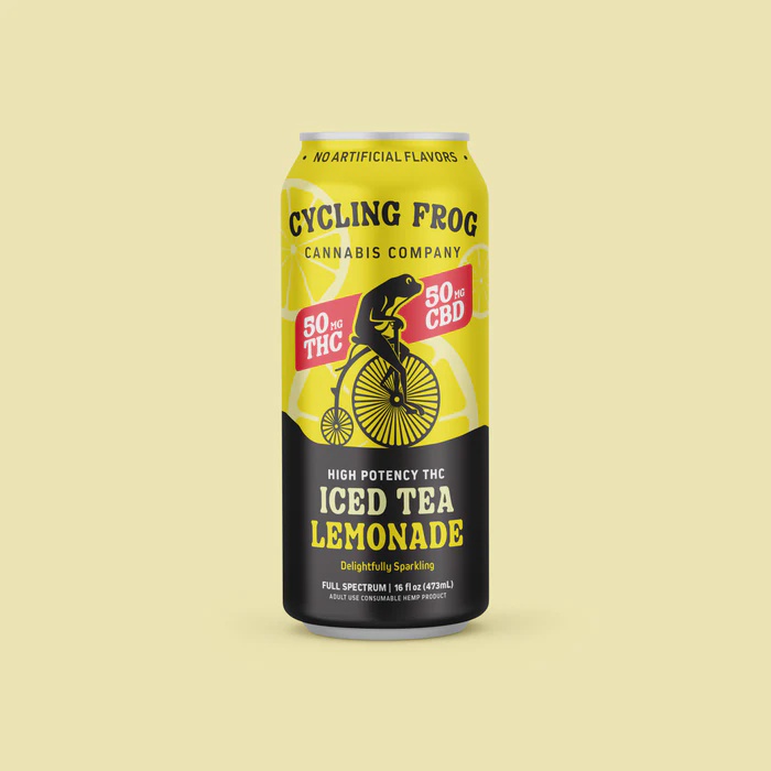 Cycling Frog 50mg THC & 50mg CBD/ Iced Tea Lemonade / CF Iced Tea Lemonade Single